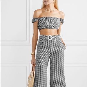 Solid & Striped Gingham Matching Set